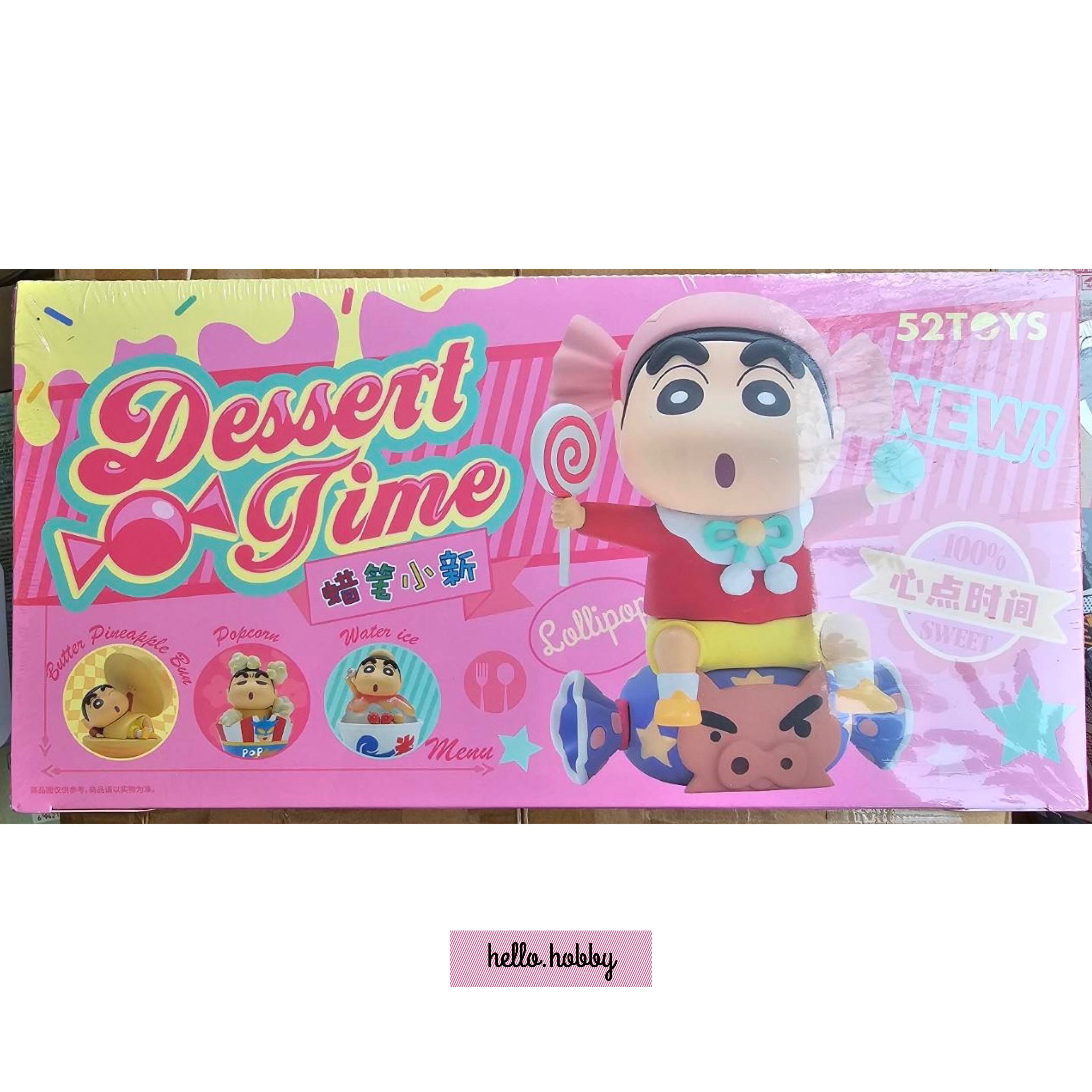 Crayon Shinchan - Dessert Time by 52Toys (Set of 8+1 secret)