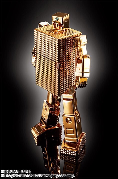 Soul Of Chogokin GX-32G24 GOLD LIGHTAN 24k GOLD PLATED FINISH by Bandai