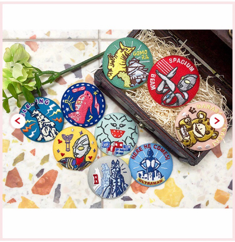 PRE-ORDER : Ultraman Embroidery Badge Collection All 9 Types Complete Set 31315 / 35110 << Ultraman SHOP limited >>