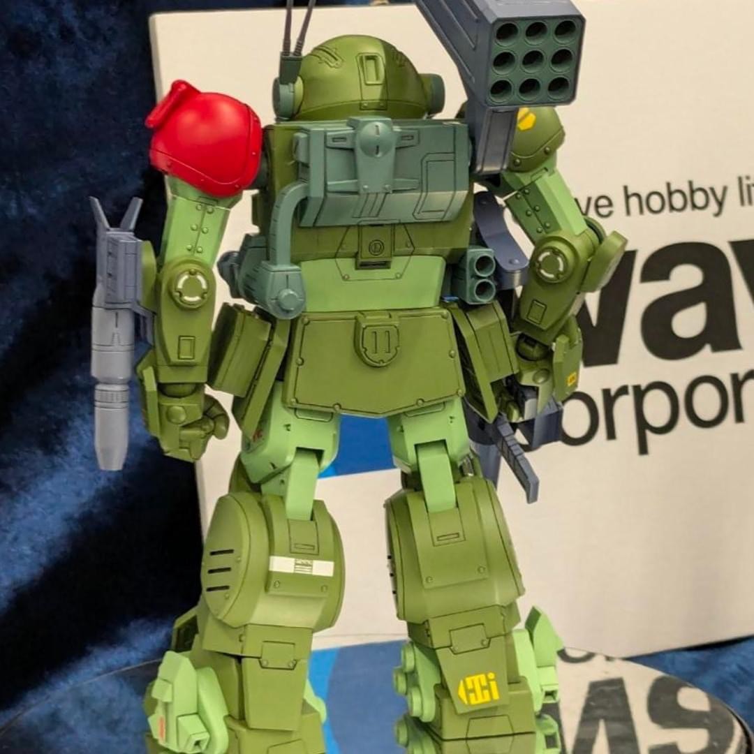 Pre-order : 1/24 Scale Armored Trooper Votoms Scopedog Red Shoulder Custom Plastic Model Kit by WAVE