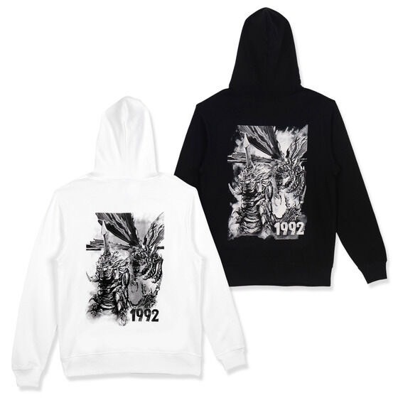 PRE-ORDER : Godzilla Monochrome Design Hoodie Mothra / Battra