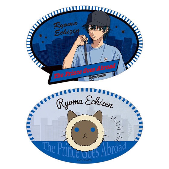 PRE-ORDER : New Prince of Tennis The Prince Goes Abroad Luggage Sticker Set
