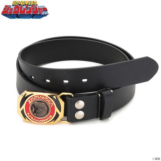PRE-ORDER : Kyoryu Sentai Zyuranger Dyno Buckle Image Cowhide Belt .