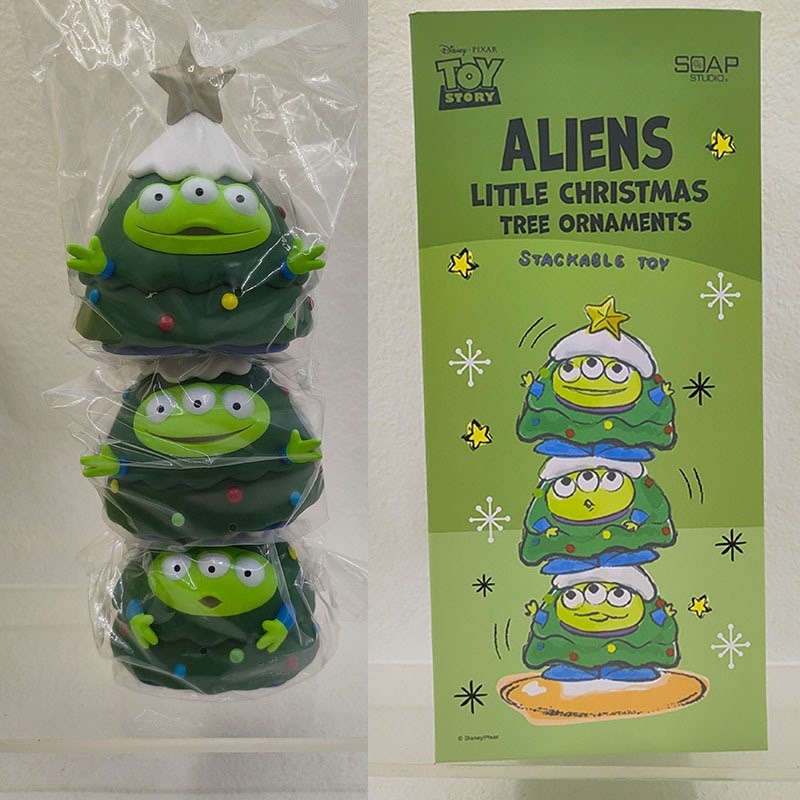 Toy Story - Aliens Little Christmas Tree Ornaments - Stackable Toy by Soap Studio