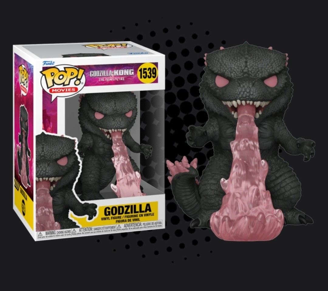 Godzilla - Funko POP! Movies Godzilla x Kong The New Empire - Godzilla with Heat-Ray (no.1539) Vinyl Figure by Funko