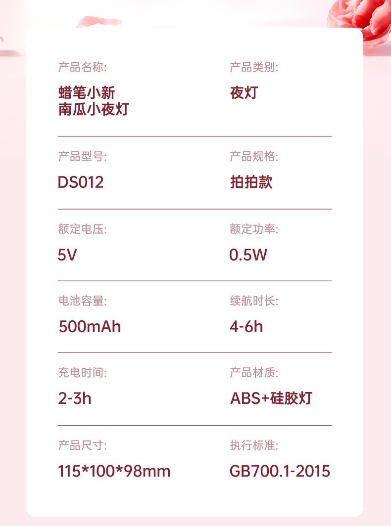 โคมไฟชินจัง ลิขสิทธิ์แท้ - Crayon Shinchan Pumpkin Sofa Night Light LED Lamp by ROCK