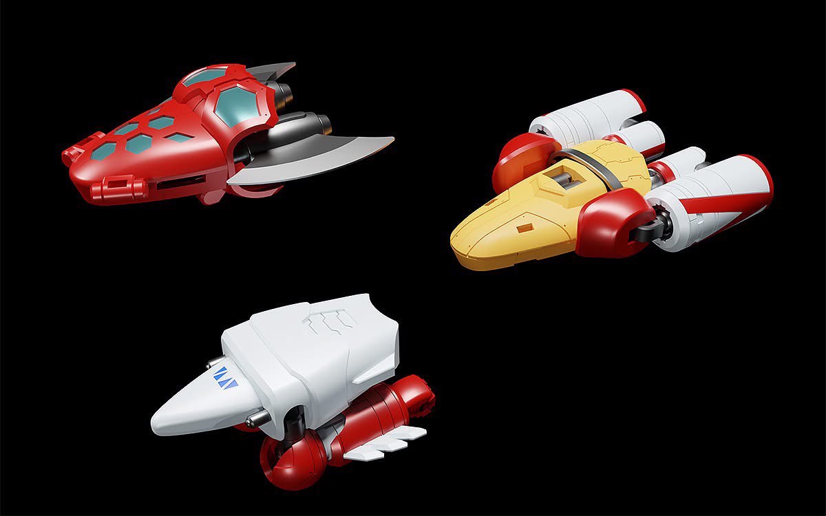 Pre-order : MODEROID Miniature Combining & Transforming Getter 1 (Getter Robo) Plastic Model Kit by Good Smile Company (Reissue)