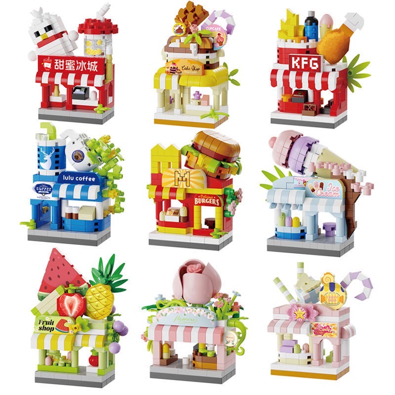 Mini Street - M 3304 - 3312 - Building Block House