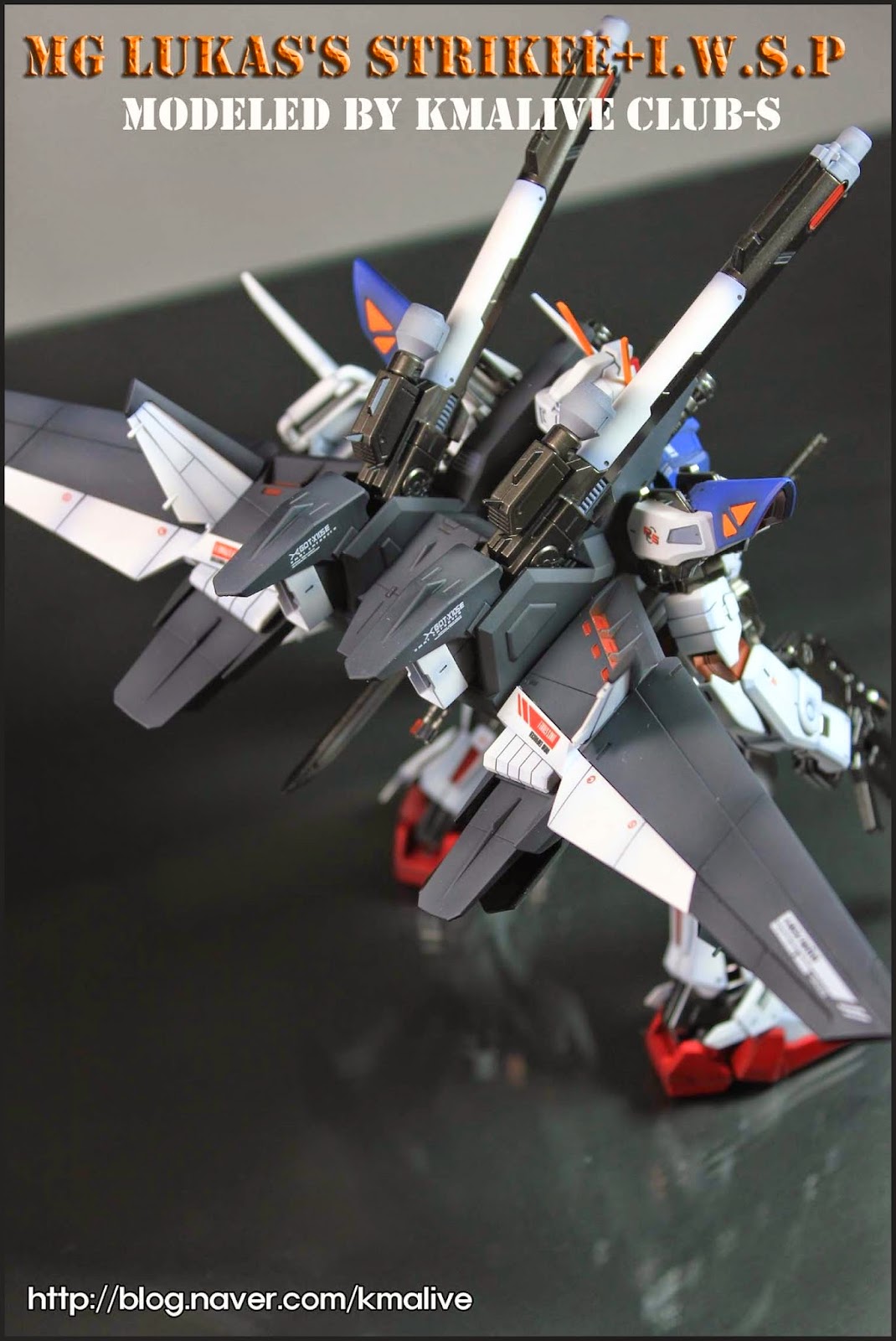 MG 1/100 GAT-X105E Strike E+I.W.S.P Lukas O'Donnell Custom by Bandai