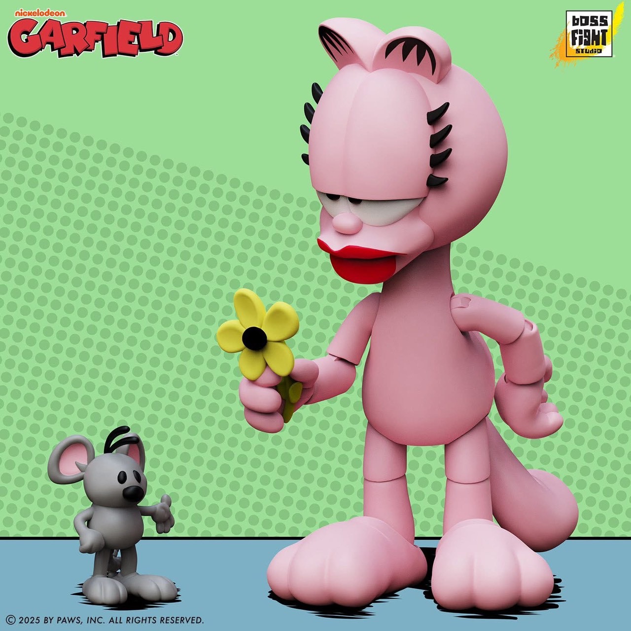 Pre-order : Garfield V.2 / Arlene / Garfield Jon Arbuckle Deluxe Action Figure by Boss Fight Studio