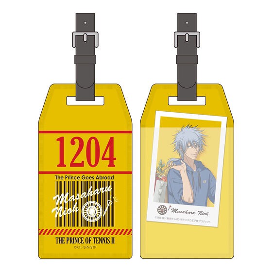 PRE-ORDER : New Prince of Tennis The Prince Goes Abroad Luggage Tag with Illustration Sheet