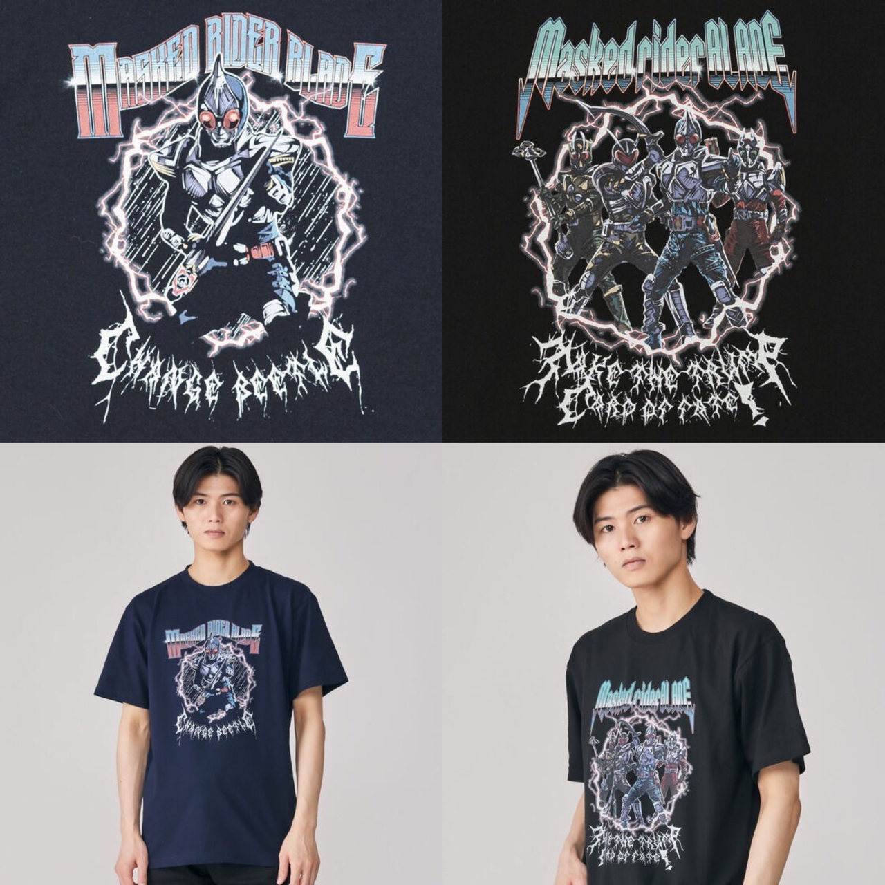 PRE-ORDER : Toei Hero T-shirt Kamen Rider Blade American Comic Style Design
