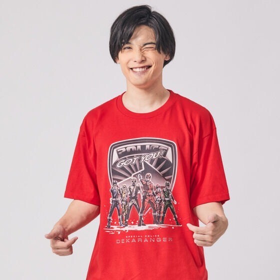 PRE-ORDER : Toei Hero T-shirt Tokusou Sentai Dekaranger American Comic Book Style Design