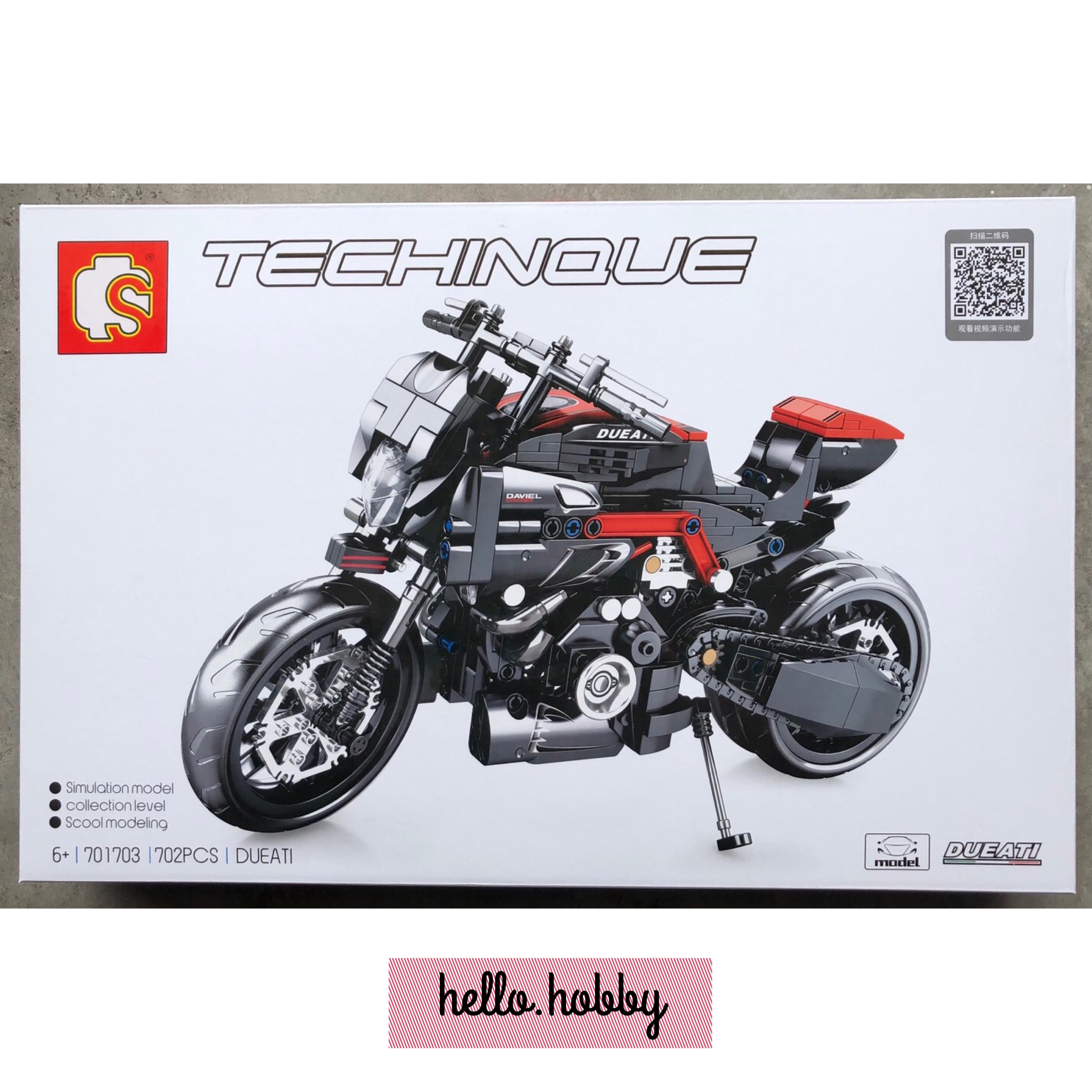 Sembo block 701703 ducati 702pcs