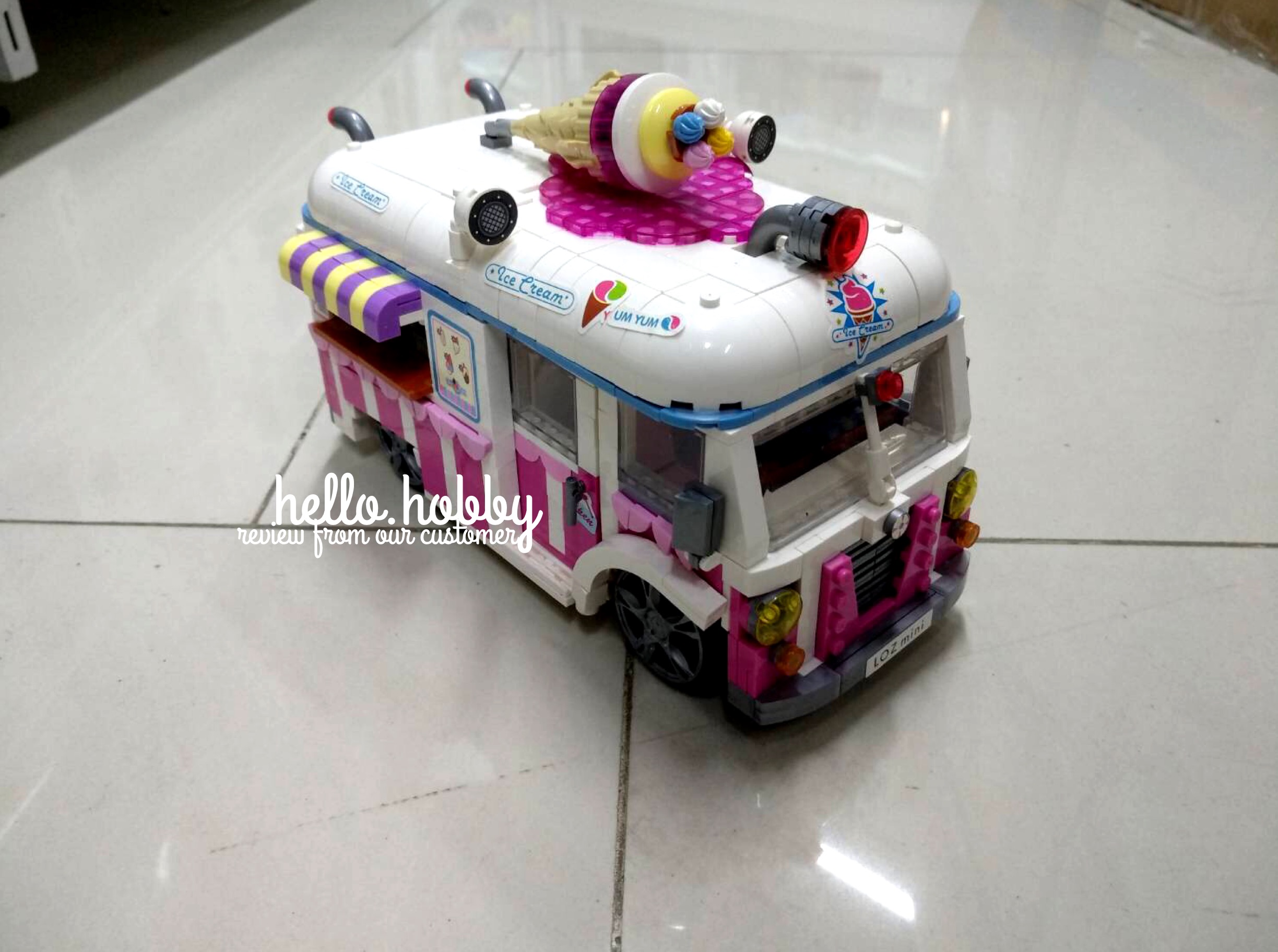 Loz 1112 Ice Cream Van 1244pcs