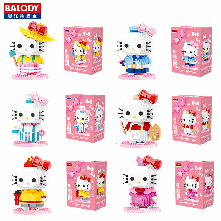 Balody 18099 1-6 Sanrio Hello Kitty