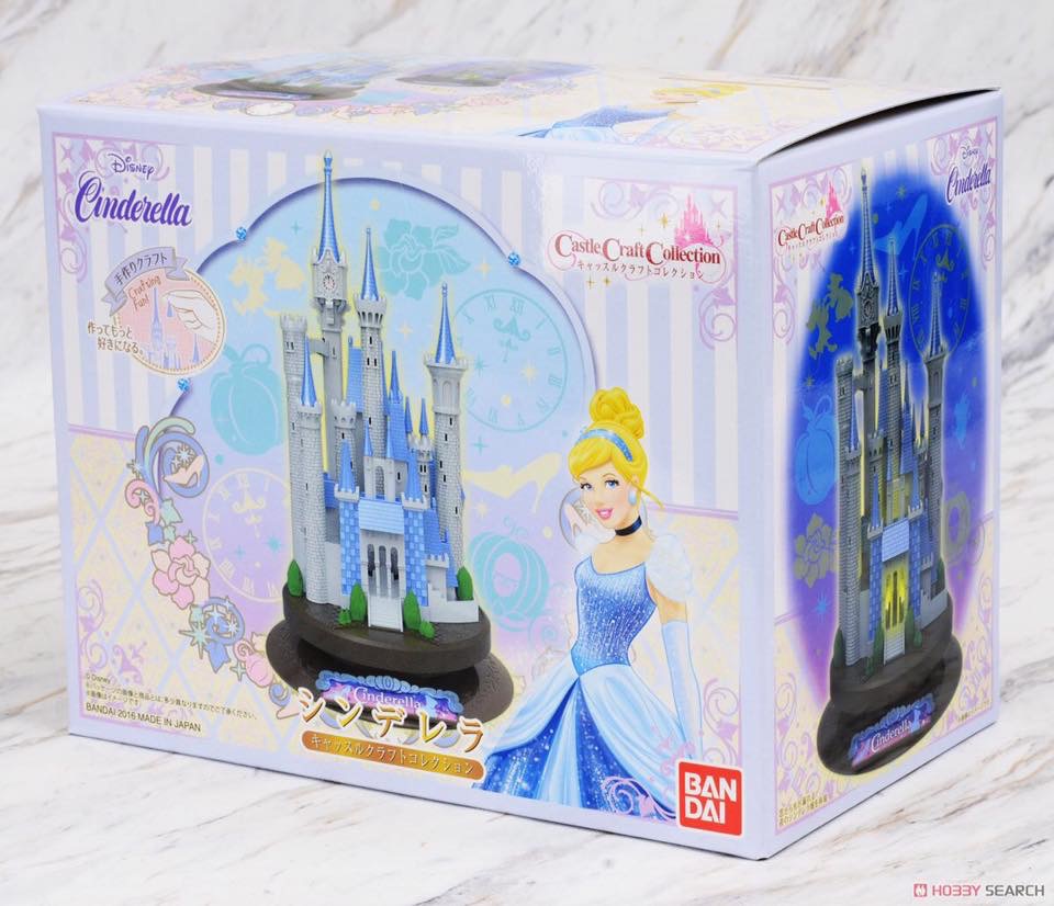 Pre-order : Plastic Model Kit : Disney Castle Craft Collection - CINDERELLA (มีไฟ LED)