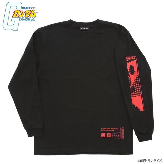 PRE-ORDER : Mobile Suit Gundam U.C.0079 Design Long Sleeve T-shirt