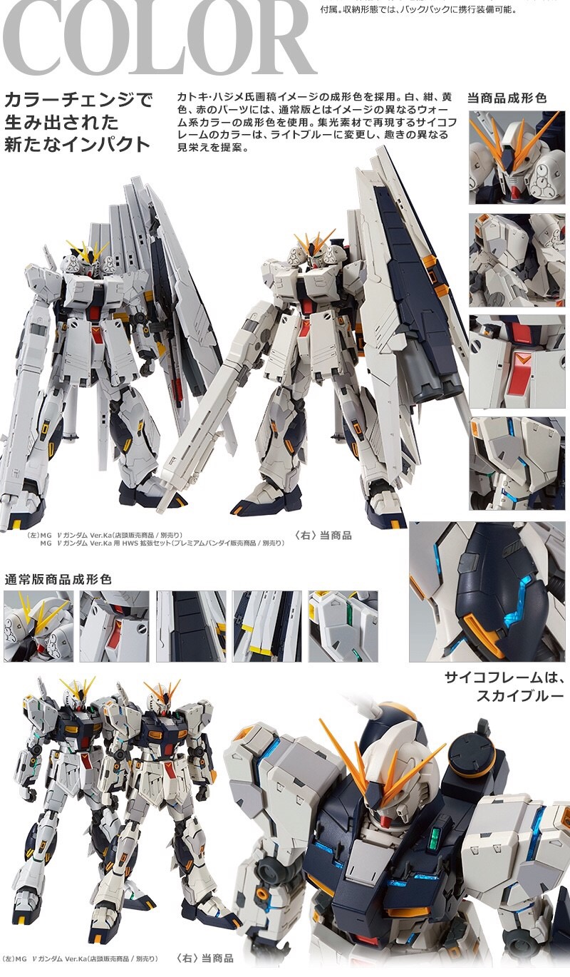 PRE-ORDER : MG 1/100 NU GUNDAM HWS VER.KA PLASTIC MODEL