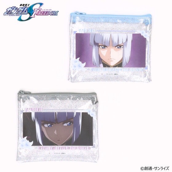 PRE-ORDER : Mobile Suit Gundam SEED FREEDOM Yzak Joule Birthday Series Glitter Clear Pouch (2 Types)