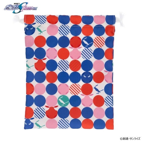PRE-ORDER : Mobile Suit Gundam SEED FREEDOM Haro Tori Blue Dot Item Drawstring