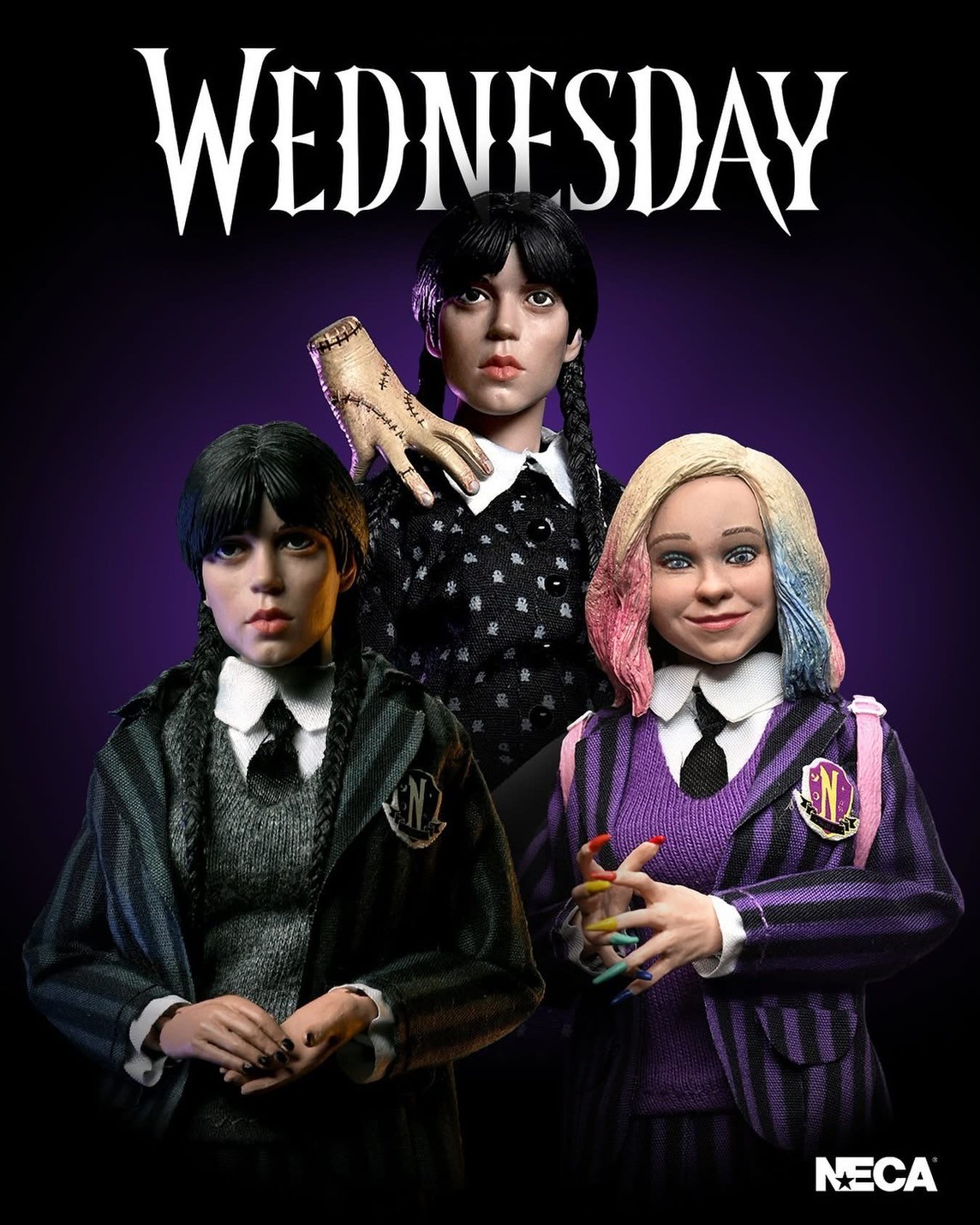 Pre-order : The Addams Family 8” Clothed Action Figure by NECA