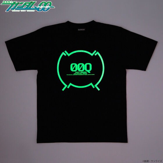 PRE-ORDER : Movie version Mobile Suit Gundam 00 Double O 00Q Glow in the Dark T-shirt