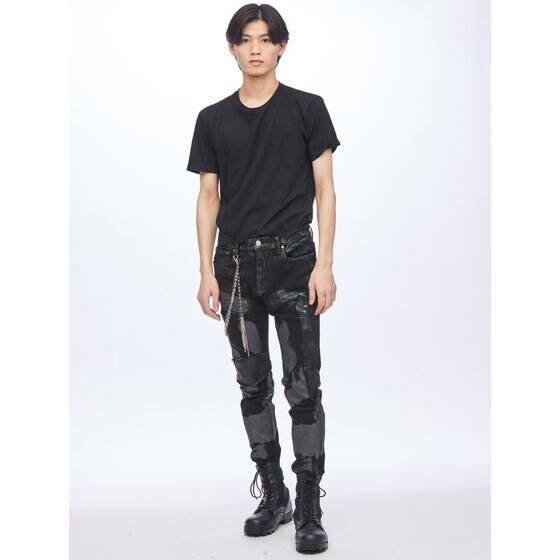 PRE-ORDER : Bakuage Sentai Boonboomger x h.NAOTO Bun Orange/Genba Bureki Patch Denim