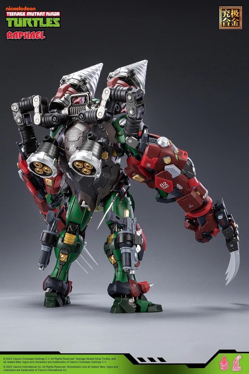 Pre-order : Teenage Mutant Ninja Turtles Raphael Diecast Action Figure by Heat Boys x XZOM SNAP