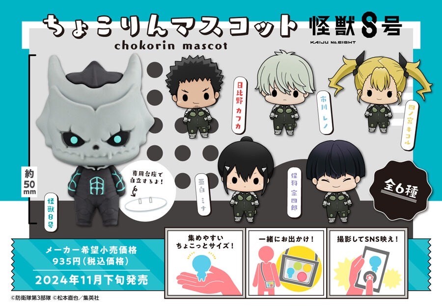 PRE-ORDER : Chokorin Mascot Kaiju No. 8 Set