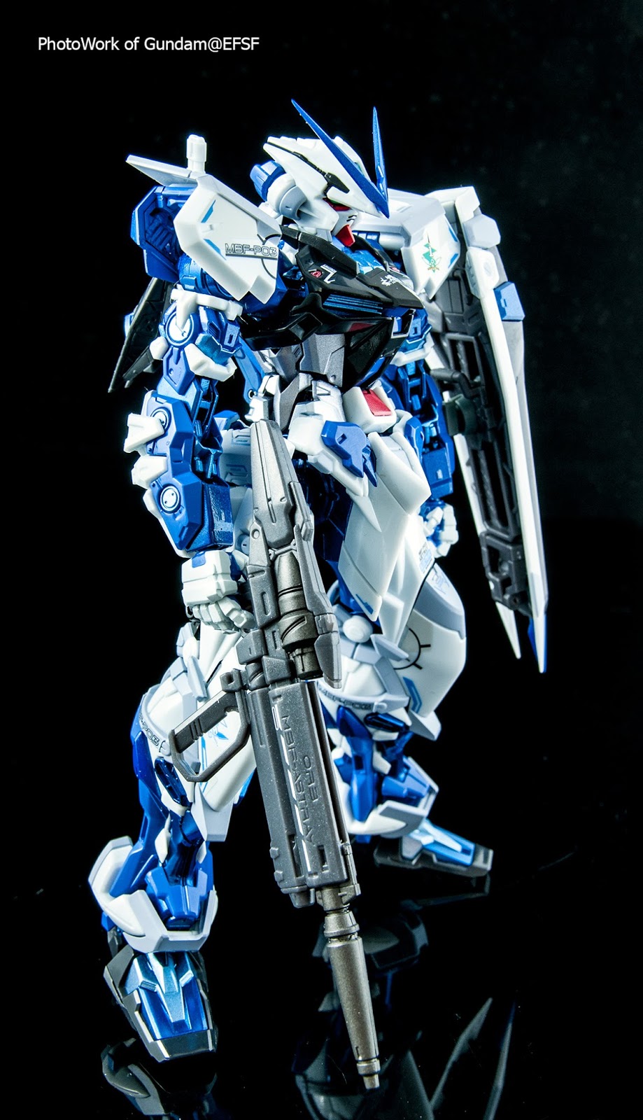 METAL BUILD Gundam Astray Blue Frame (Full Weapon Set) by Bandai
