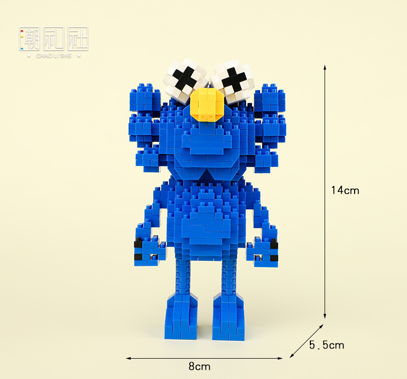 Chao Li She 38035-38037 KAWS BFF x Sesame Street