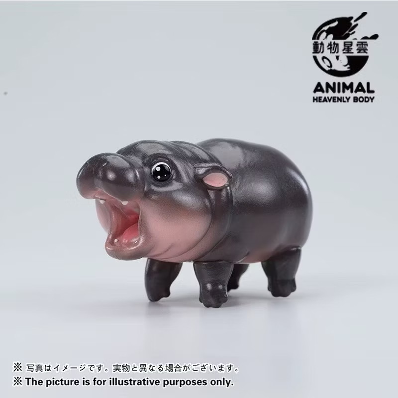 โมเดลหมูเด้ง ได้ 1ตัว - Thailand Moodeng Series by Animal Heavenly Body