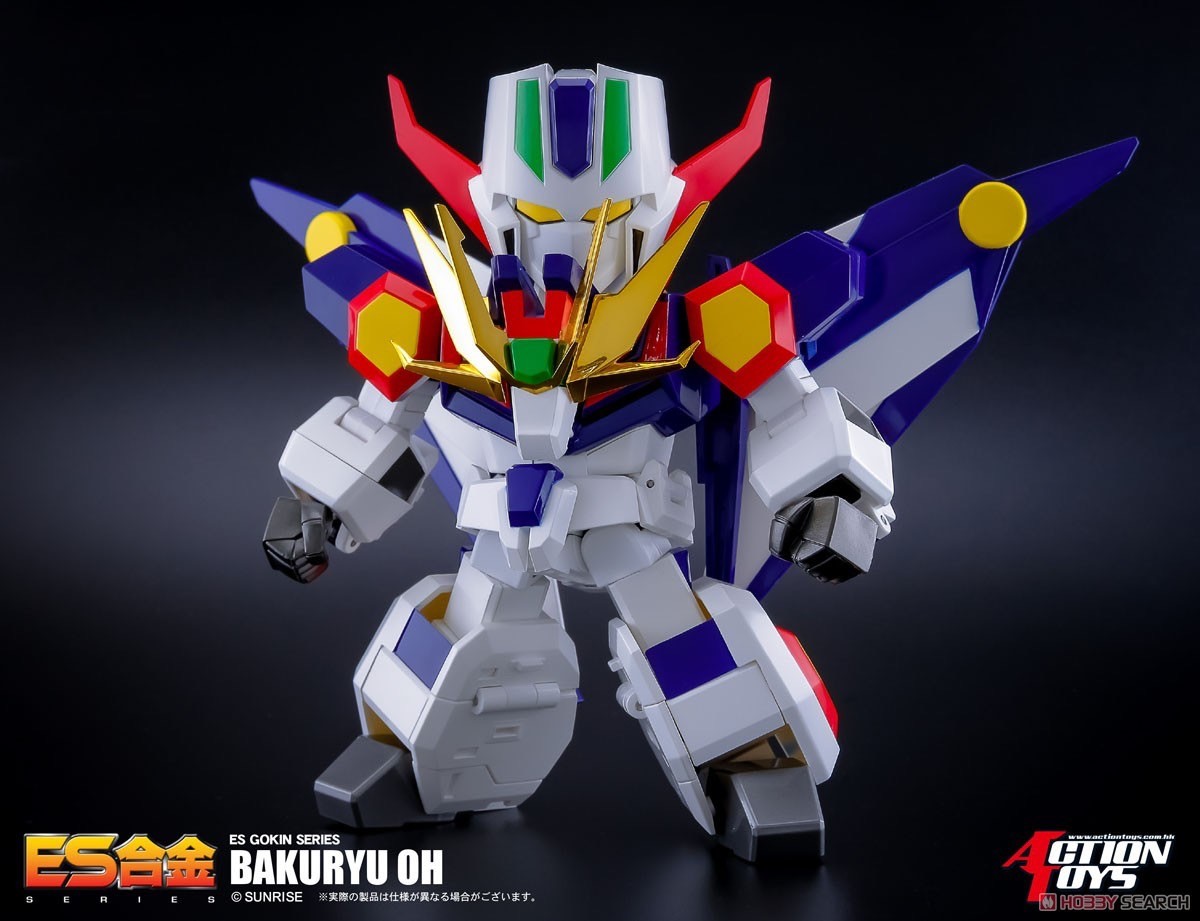 หุ่นเหล็ก SD - ES Gokin - Matchless Raijin-Oh - Bakuryu-Oh by Action Toys