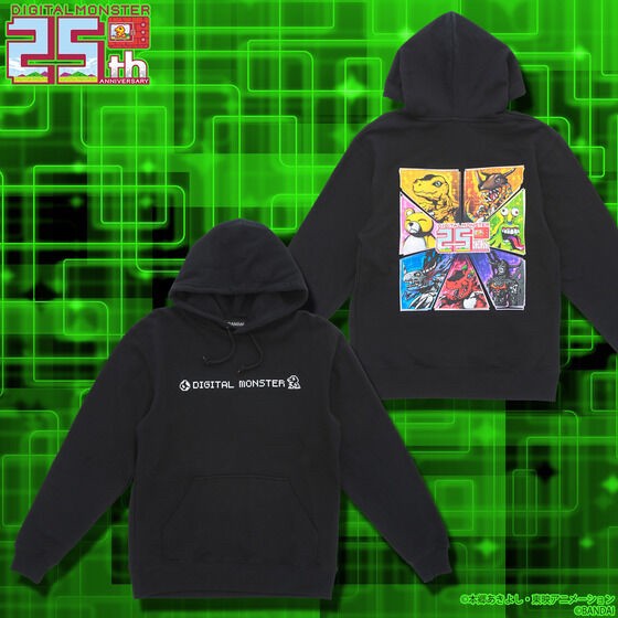 PRE-ORDER : Digital Monster 25th Anniversary Hoodie
