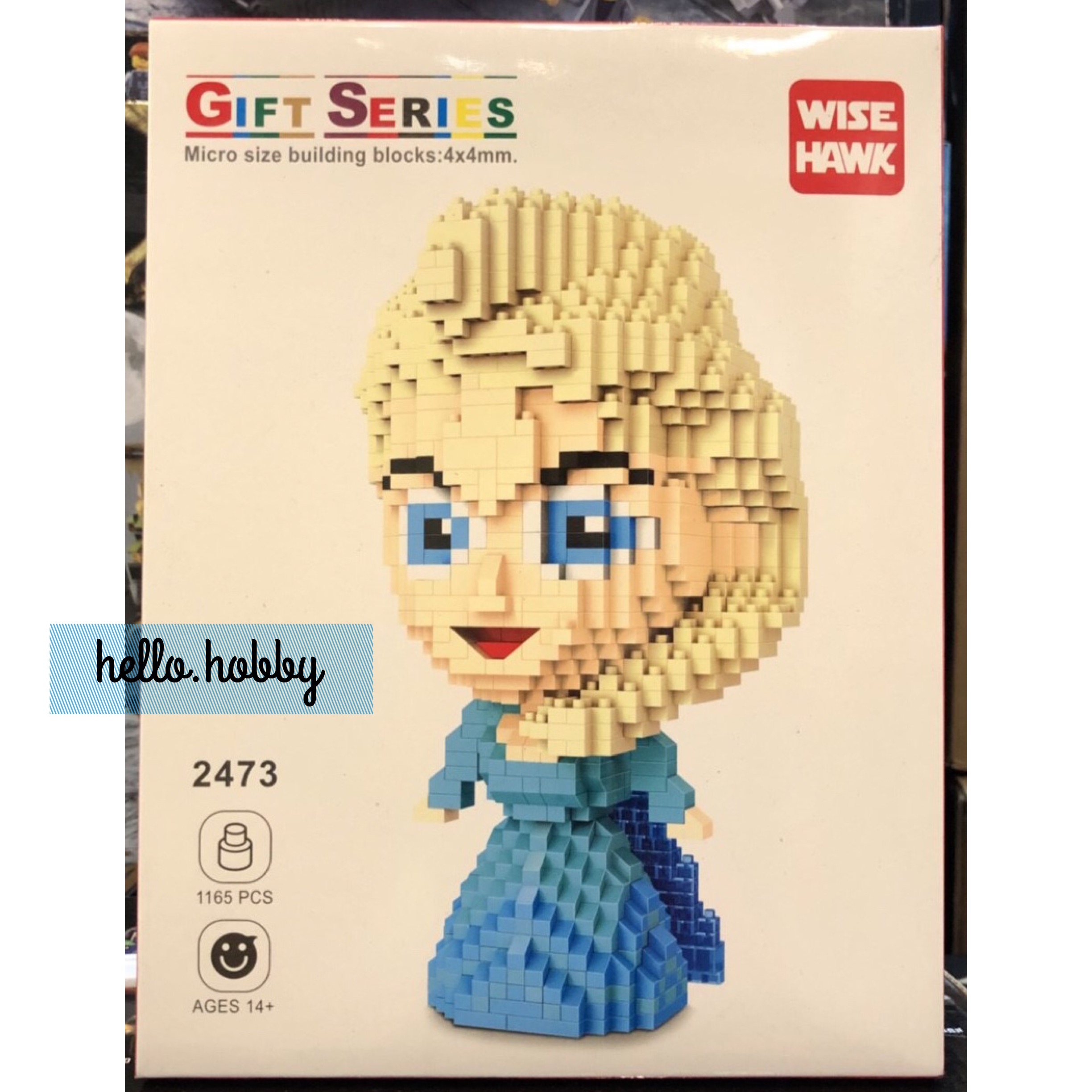 Wise Hawk 2473 Frozen Princess Elsa 1165pcs
