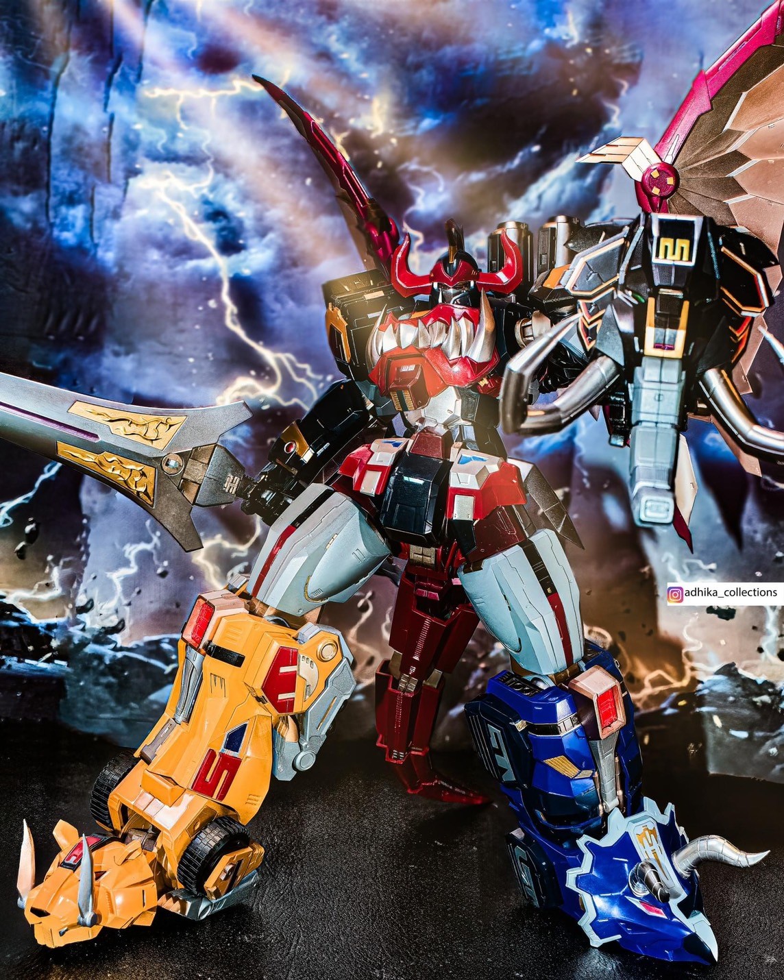 [Go! Kara Kuri Combine] Dino Megazord By Flame Toys