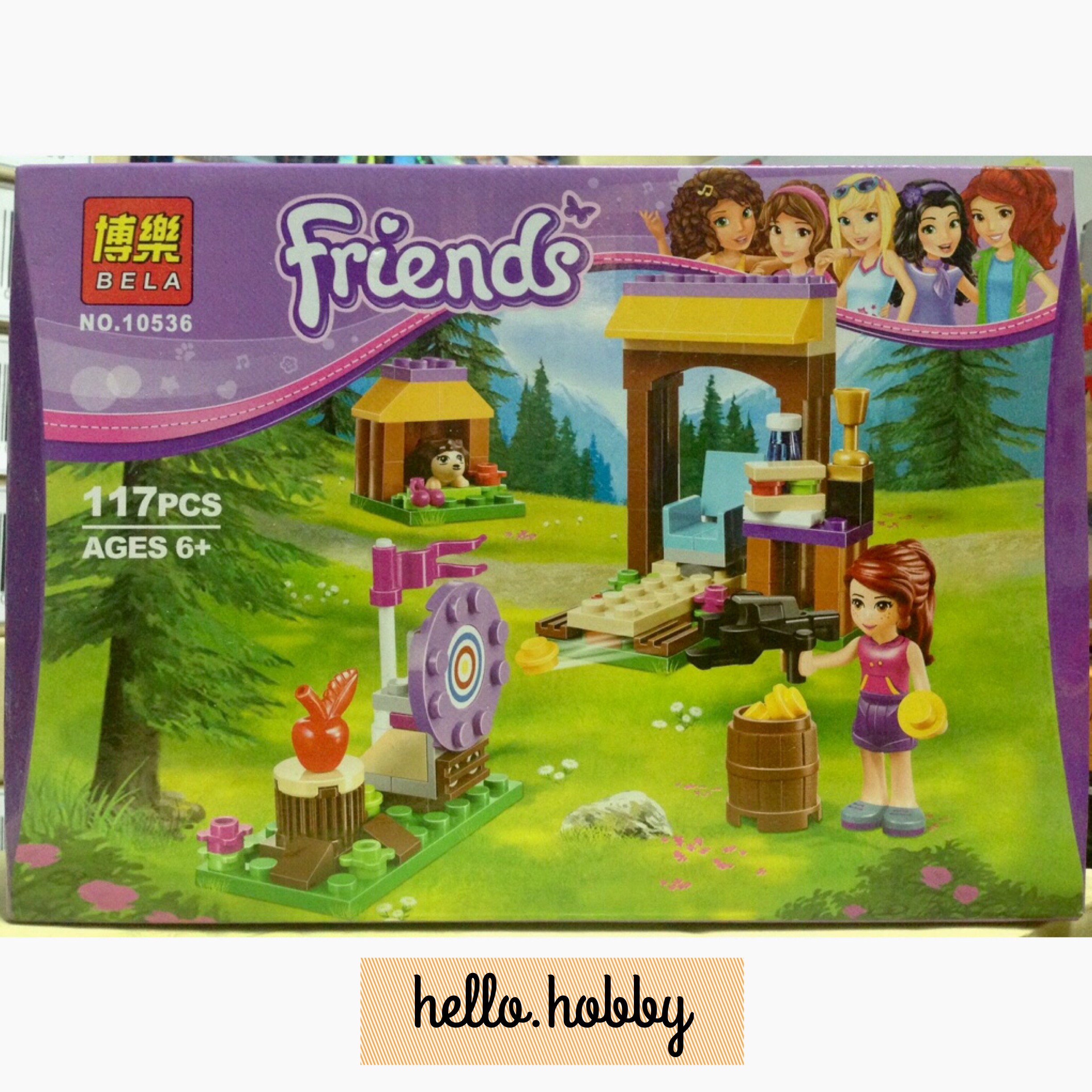 Bela 10536 Friends Adventure Camp Archery 117pcs