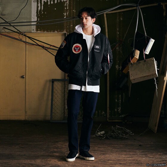 PRE-ORDER : "Shin Kamen Rider" ALPHA LIGHT MA-1 NATUS