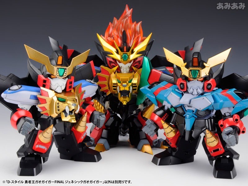 Pre-order : D-Style The King of Braves GaoGaiGar Final Genesic Gaogaigar Plastic Model Kit by Kotobukiya (Reissue)