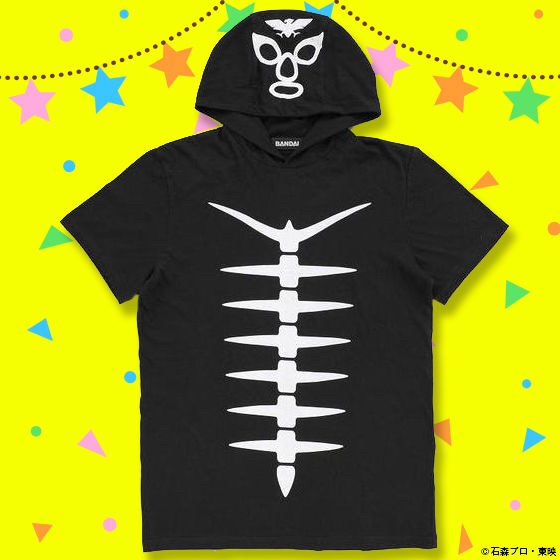 PRE-ORDER : Kamen Rider Shocker Combatant Style Short Sleeve Hoodie L Size