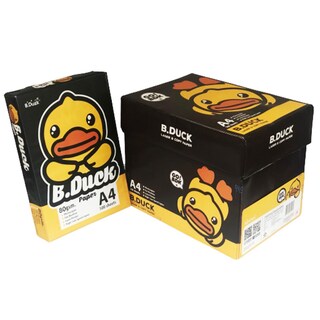 กระดาษถ่ายเอกสาร A4 80แกรม 500แผ่น.5รีม/แพ็ค B.Duck