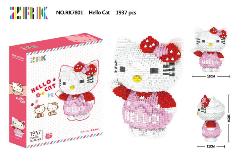 ZRK RK7801 Hello Cat 1937pcs