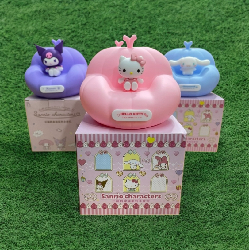 โคมไฟซานริโอ้ ลิขสิทธิ์แท้ - Sanrio Pumpkin Sofa Night Light LED Lamp