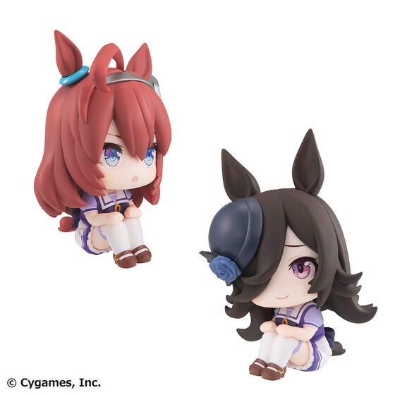 PRE-ORDER : Rukappu Uma Musume Pretty Derby Mihono Bourbon & Rice Shower Set [with bonus original mini cushion]