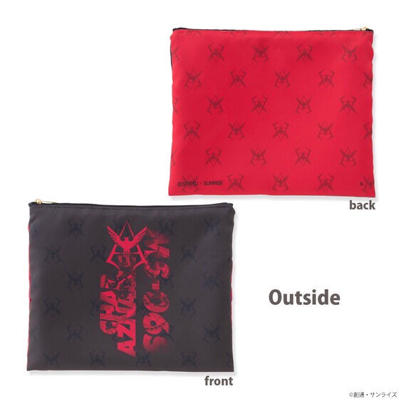 PRE-ORDER : Mobile Suit Gundam Mobile Suit Z Gundam Another Face Item Reversible Pouch Char / Quattro Model
