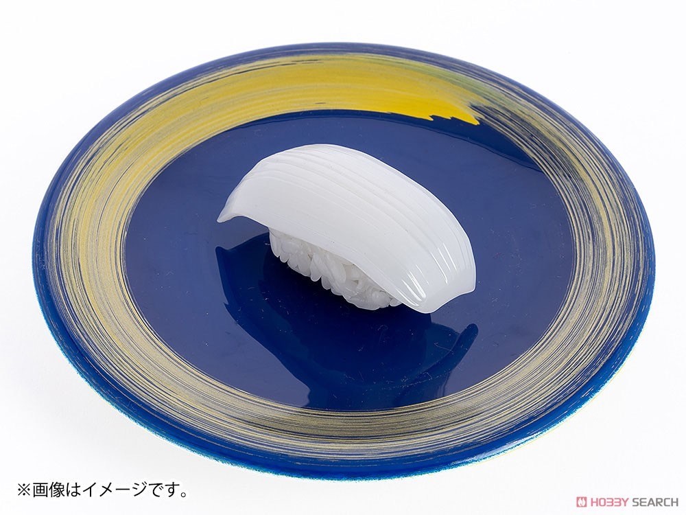 Pre-order : 1/1 Scale Gyoza / Anago Sushi / Squid Sushi Plastic Model Kit by Syuto Seiko
