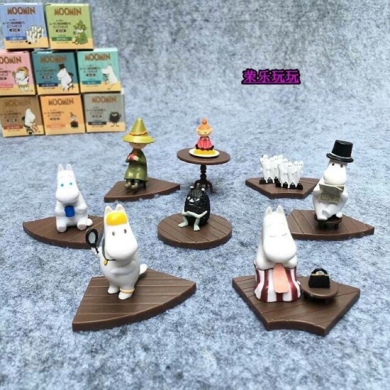 Moomin Valley - Round Table by Taito (Set of 8)