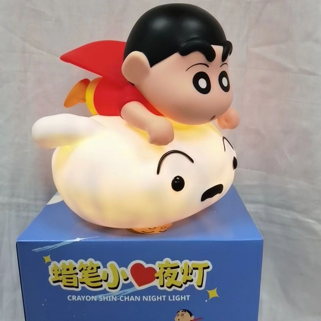โคมไฟชินจัง - Crayon Shinchan Riding Shiro Night Light Lamp