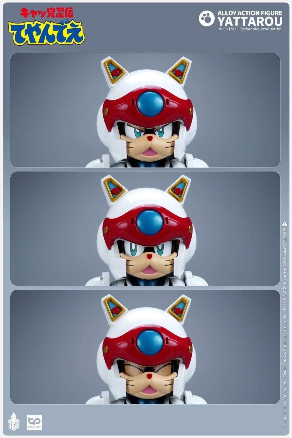 Samurai Pizza Cats Yattarou Alloy Action Figure by HeatBoys